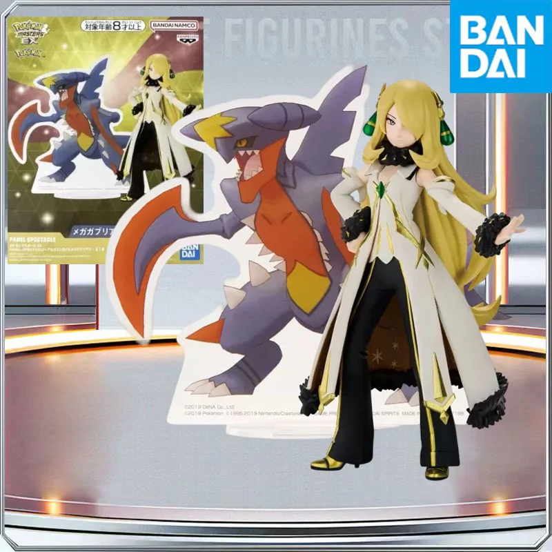 bandai-genuine-pokemon-masters-ex-panel-spectacle-cynthia-garchomp-action-anime-figure-collectible-model-toys-holiday-gift