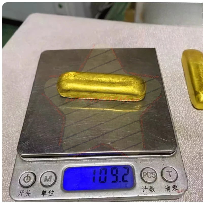 Barra de Oro Rojo Bengali - Material Resistente al Calor para Remoldeo de Joyas (100g Cada Una, Fórmula Antideslustre)
