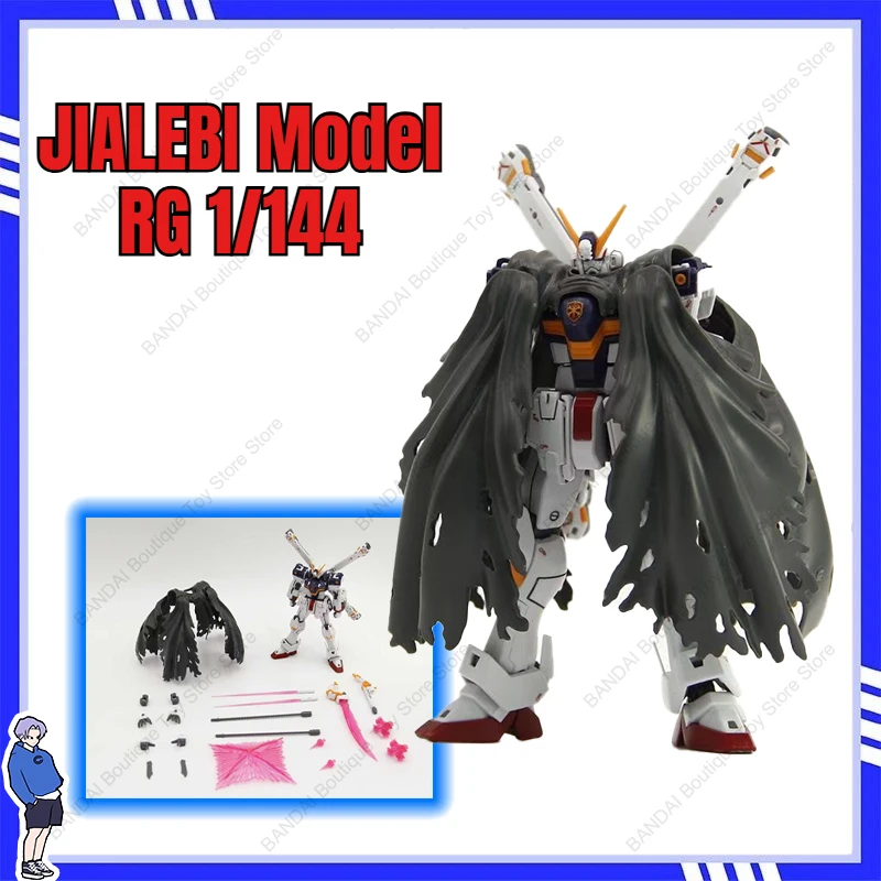 

JIALEBI Model 1/144 RG XM-X1 Crossbone X1 JLB-001 Assembly Model Kits Plastic Skeleton Anime Action Figure Robot Plastic Model