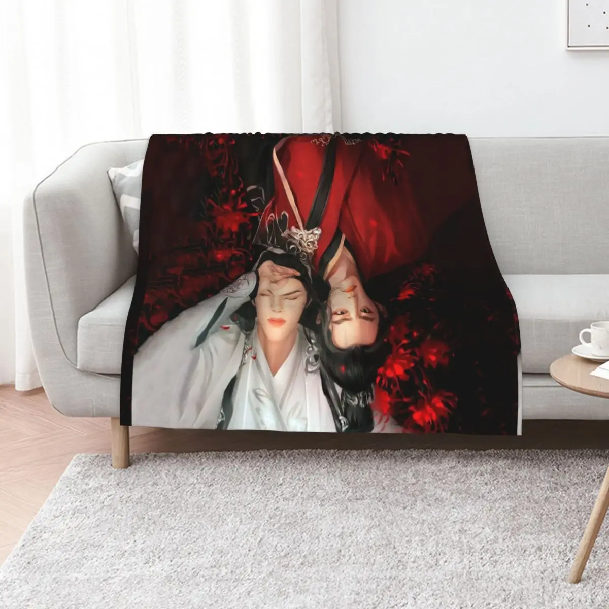 WangXian The Untamed Throw Blanket Plaid Summer Blankets For Baby Soft Plaid Plaid on the sofa Hairys Blankets