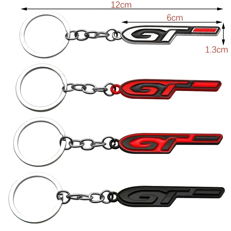 Car Keychain Holder Key Rings Pendant for Peugeot GT 408 508 407 301 206 308 4008 5008 106 406 207 2008 107 307 208 306 3008