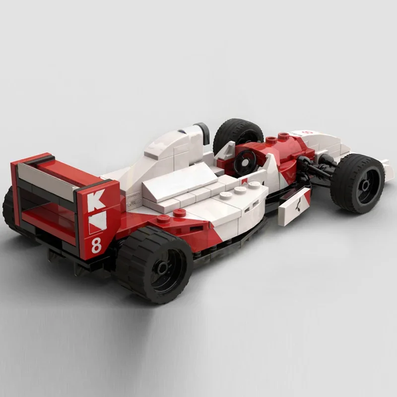 Nuovo tecnico MOC-118366 SuperMP4/8 palo della squadra SuperRace Car Model Buiding Kit creatori Block Bricks giocattoli per bambini regali di compleanno