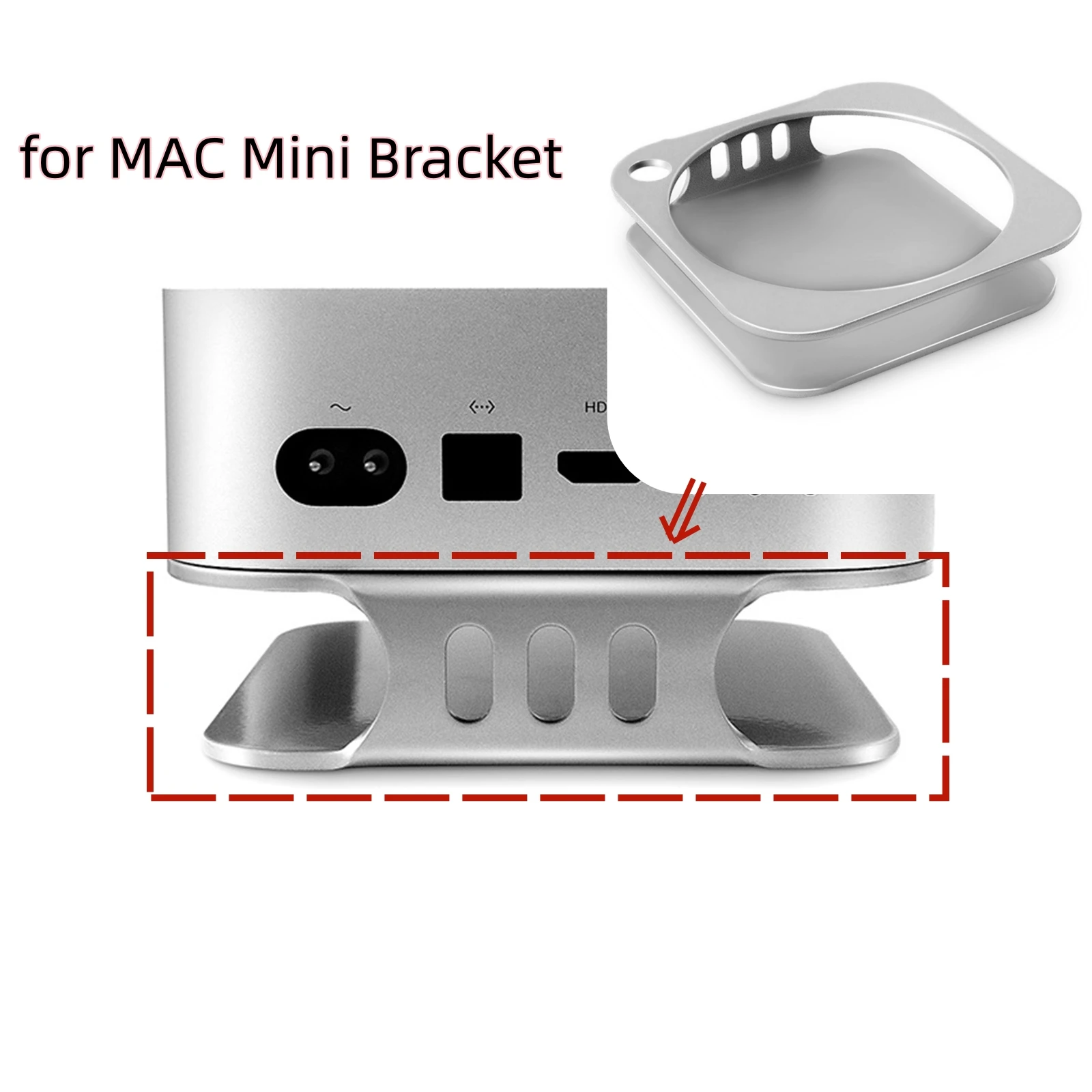 

Для MAC mini Desktop металлический кронштейн-подставка аксессуары