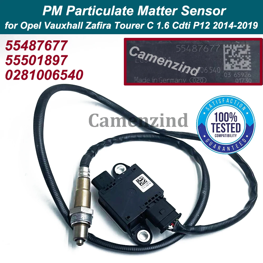 

55487677 55501897 New PM Exhaust Particle Sensor for Vauxhall Opel ZAFIRA TOURER C Insignia Cascada 1.6 2.0 CDTI 2012-2019
