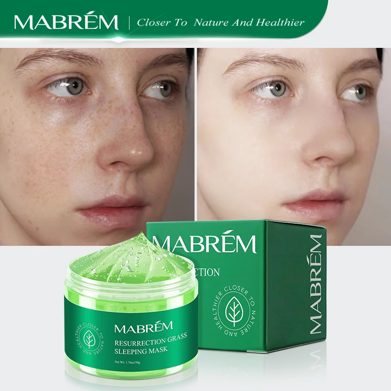 

MABREM Plant Hydrating Face Mask Moisturizing Anti-Aging Whitening Skin Care Revitalizing Cream Sleeping Facial Mask Treatment