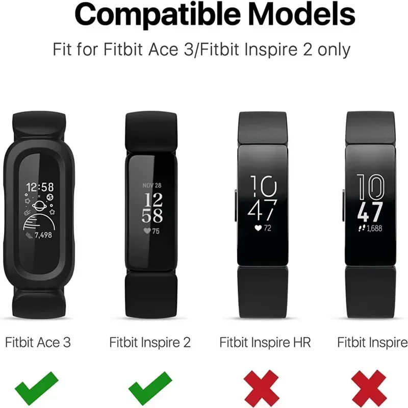 Fitbit Inspire 2 교체용 USB 충전 케이블 코드 클립 도크, Fitbit Inspire 2 / Fitbit Ace3, 1m, 30cm 충전기 케이블