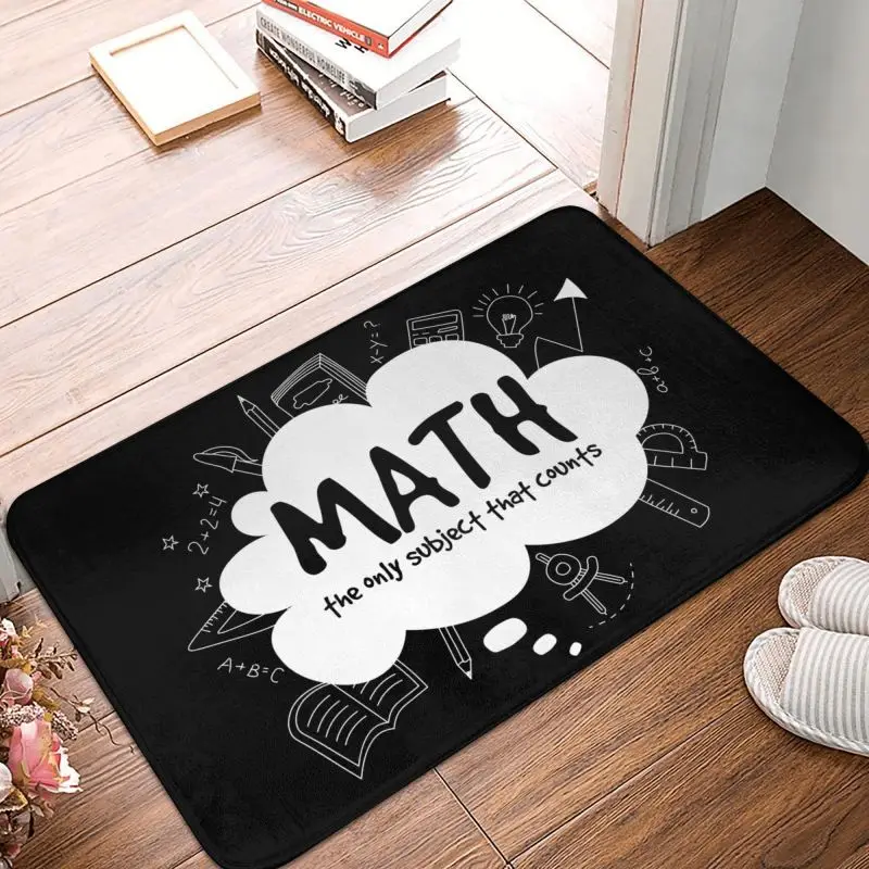 Math Teachers Gifts Doormat Anti-Slip Bathroom Kitchen Mat Bedroom Balcony Floor Door Entrance Carpet Rug