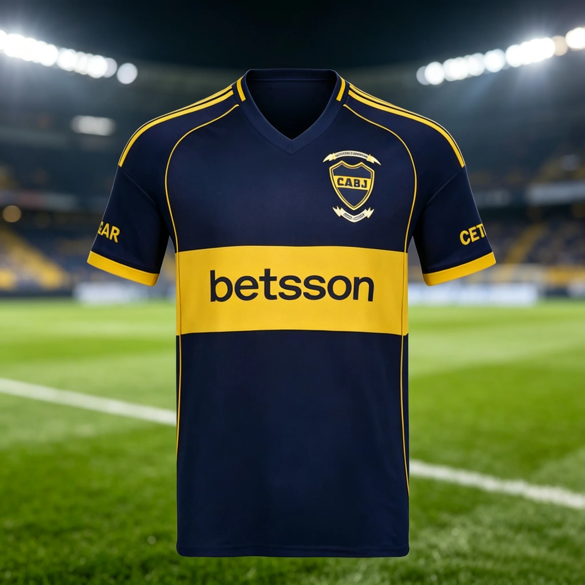 New Best-selling Boca Juniors Summer Breathable Quick Drying Large Jersey Light and Thin Short Sleeved Sports Family Kids Tees