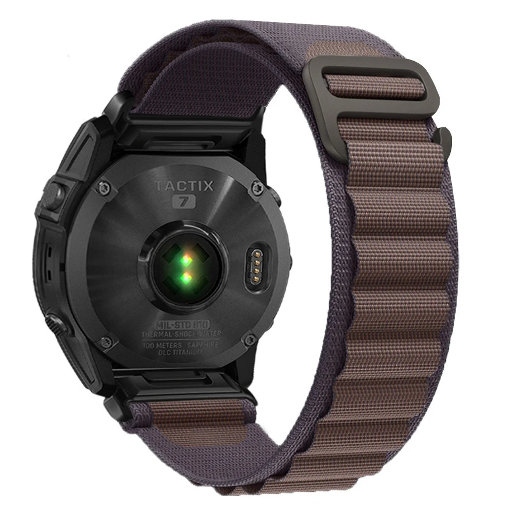 For Garmin 20 22 26mm Easy Fit Nylon Strap For Fenix5 5XPlus 6 6XPro7 7XPro Quick Release Watch Band Tactix8 47 51mm Bracelet