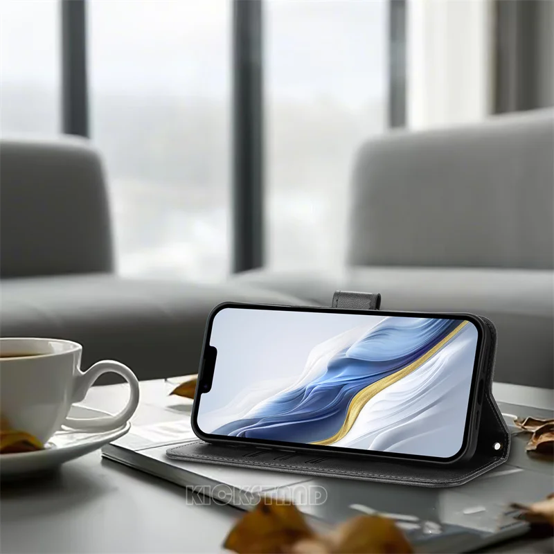 حافظة جلدية بتصميم عتيق مع فتحات بطاقة لهاتف Honor GT Pro 5G X70i 5G X60 GT X50i X40i X30i Magic 7 6 5 Lite حقيبة غطاء حامل #3