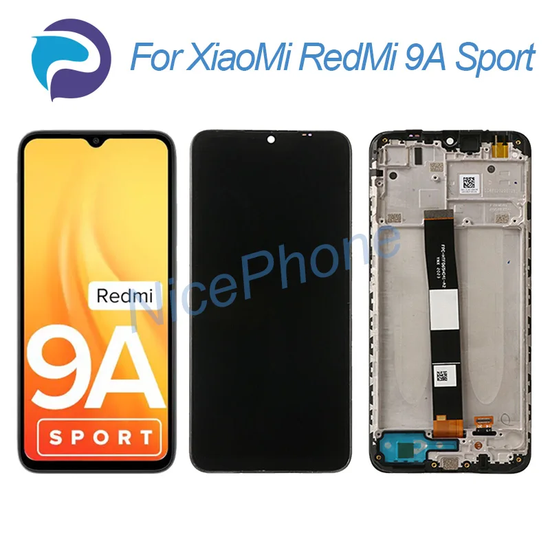 For RedMi 9A Sport LCD Screen + Touch Digitizer Display 1600*720 For RedMi 9A Sport LCD Screen