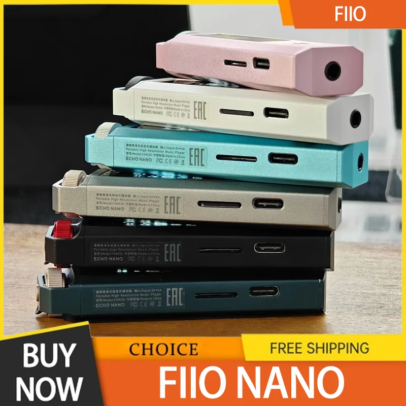 

FiiO NANO SnowSky ECHO Portable Lossless HiFi Music Player High Resolution Audio DAP Portable MP3 Music Player for Audiophiles