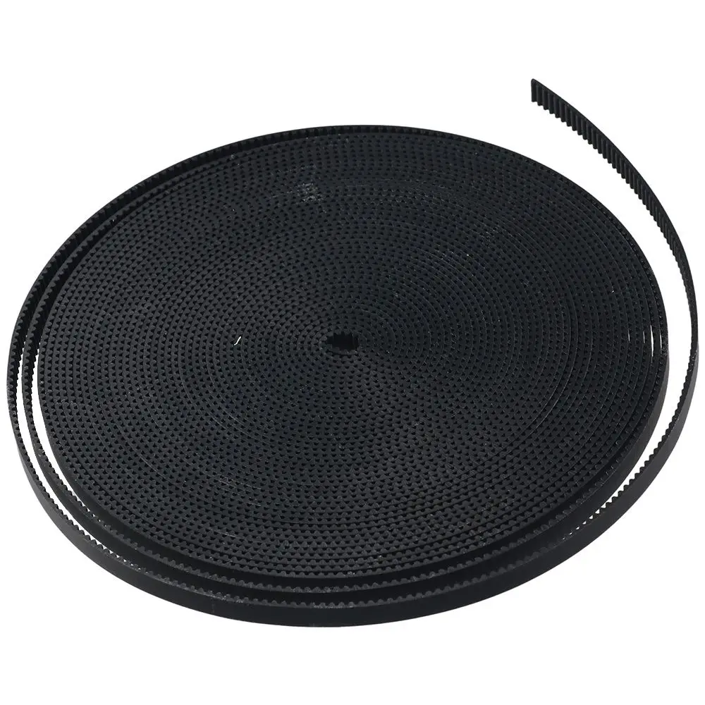 

10 метров 3D-печать GT2 Ремень ГРМ 32,8 фута 6 мм Ширина GT2 Открытый ремень ГРМ Шаг 2 мм Черный Открытый ремень ГРМ