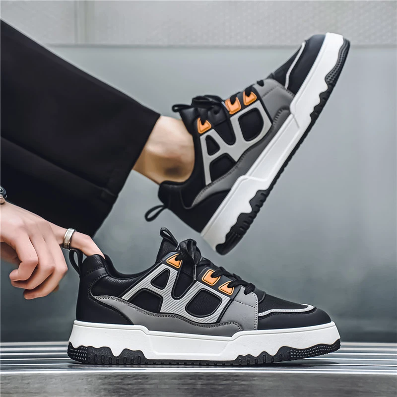 

Новинка 2024, мужские туфли для доски, кроссовки, обувь для коньков, повседневная обувь, минималистичная мягкая уличная обувь, нескользящая, элегантная, легкая