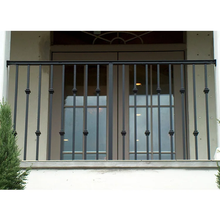 Customization Modern Design Wrought Iron Balcony Balustrades for Villa Decoration Factory Direct Sale