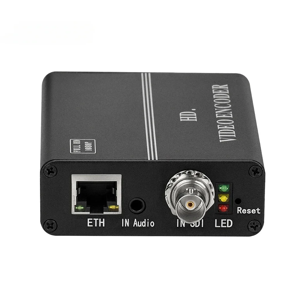 Codificador digital para transmissão ao vivo, SD, HD, H.264, 3G, SDI para IP, RTMP, SRT, UDP, H8114