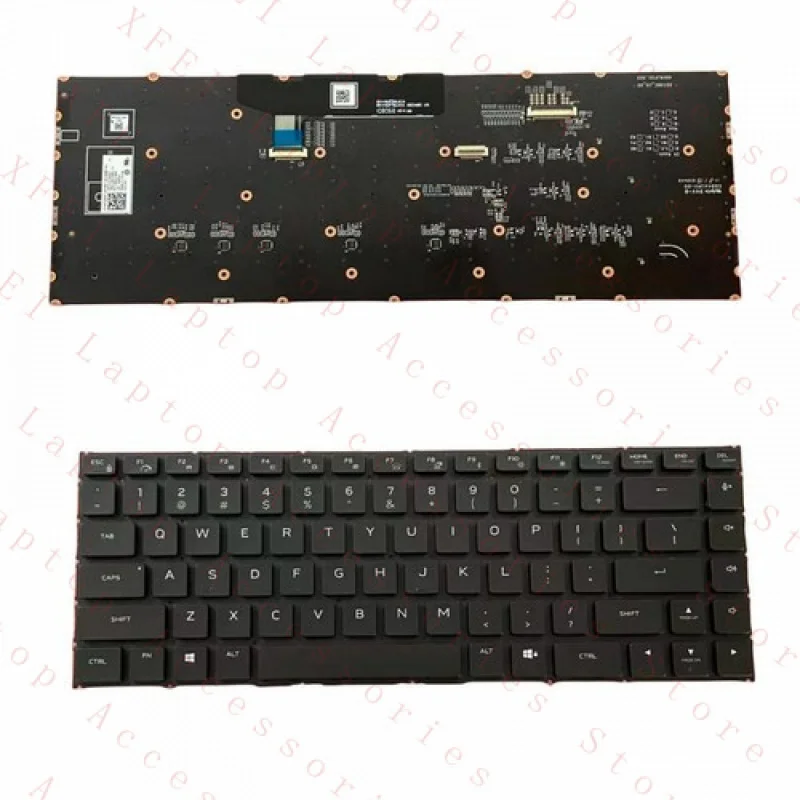 

F for Dell Alienware M17 R4 Keyboard US Layout 07G3GT PK1336U1B00 Backlight Repair