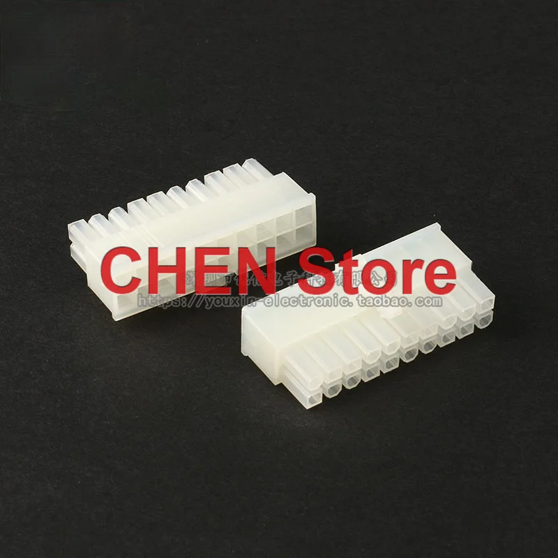 10Pcs 5557 Mannelijke Shell Pitch 4.2 Dubbele Rij Paar Plug Lock Connector 2*1P/2*2P/2*3/4-8/10/12P