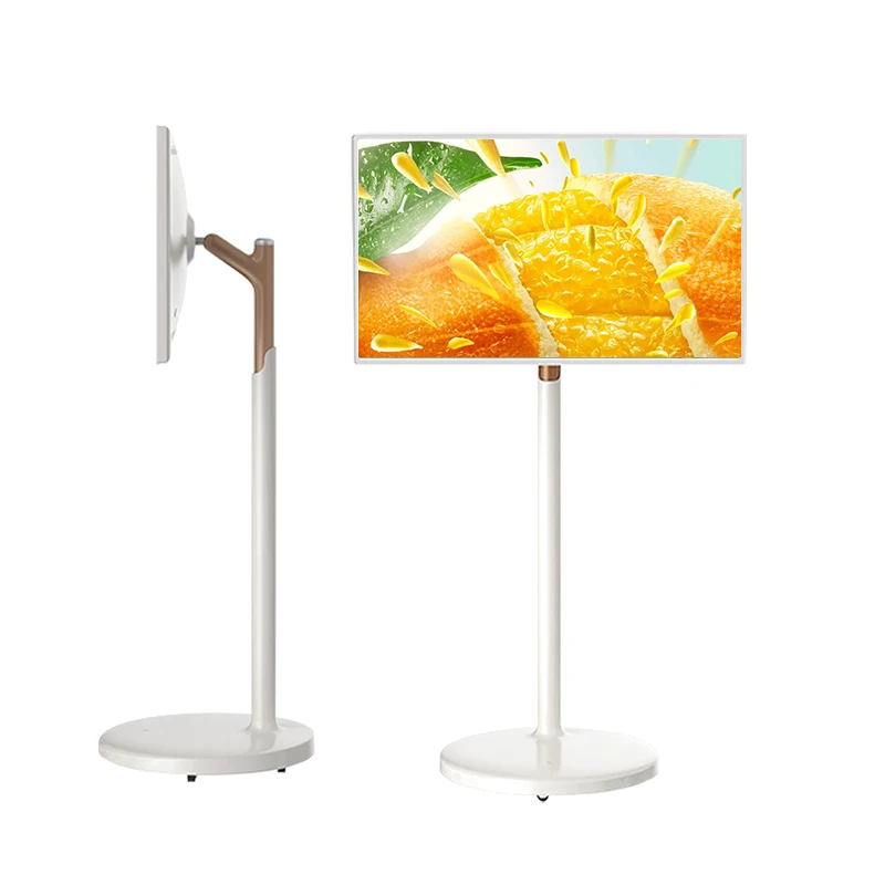 تلفزيون محمول VETO 22/24/27/32 بوصة على حامل شاشة تعمل باللمس داخل الخلية شاشة أندرويد لاسلكية ذكية مع عمر بطارية مدمج 5-9H