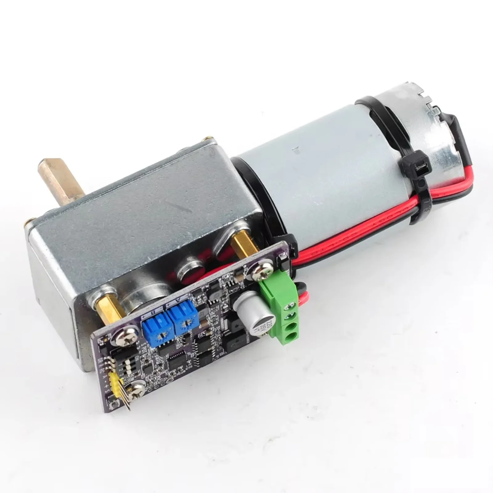 ASME-SQ 120kg.cm Servo de alto par eje de gusano apagado Servo codificador magnético autoblocante para cámara de Control de válvula de brazo de Robot