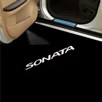 Led Car Door Welcome Laser Projector Logo Shadow Night Light For Hyundai Sonata 8th Generation 2010-2014 Car Styling Accessories