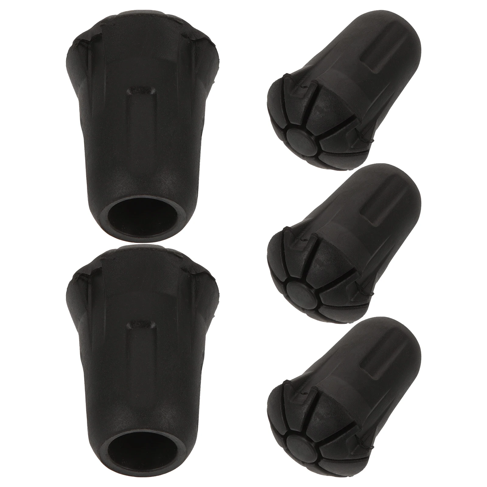 

5pcs hiking replacement anti trekking Tips For Walking Sticks Climbing Cane Foot Cover accessories camping