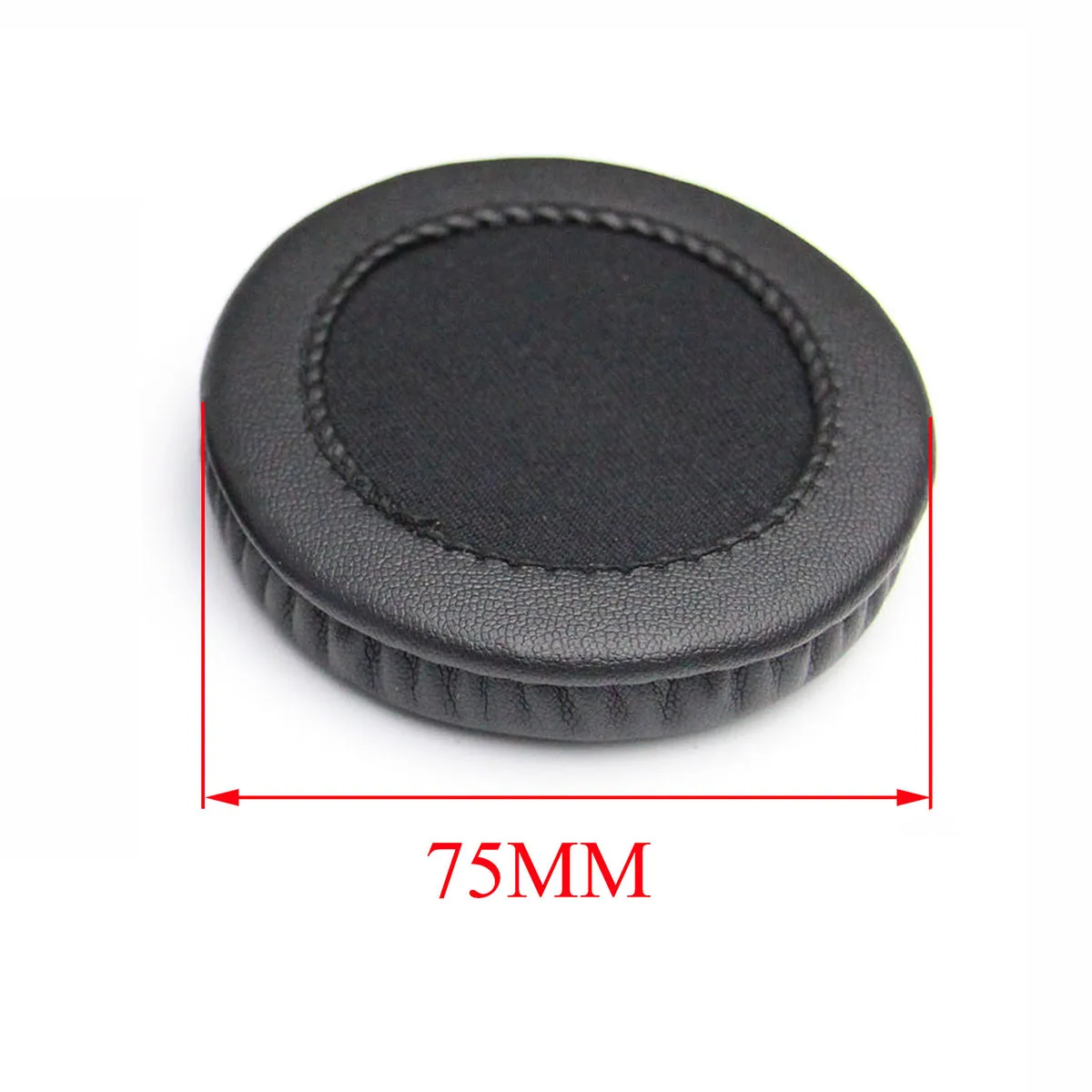 

2 Pcs Sponge Earphones Cover Headset Cushion Pad Replace White Earpads Comfortable Non Slip Sound Effect Enhancement Stereo