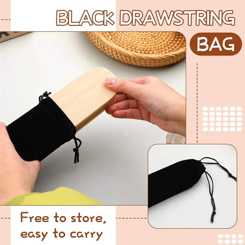 

BMBY-Tailors Clapper Wooden Clappertailors Scissors For Quilting And Ironing Quilting Supplies Wrinkle-Resistant Sewing Tool