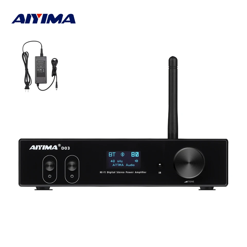 AIYIMA D03 150Wx2 Bluetooth HiFi Amplifier