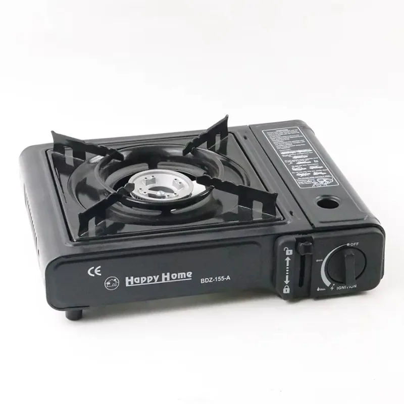 

Wholesale Happy Home Single Burner Car Travel Gas Stove Outdoor Camping Portable Butane Gas Stove with Box