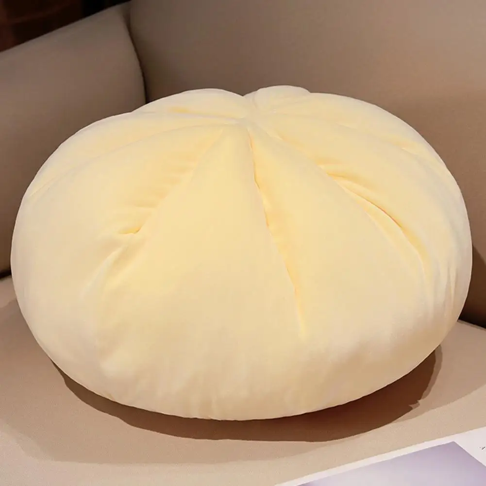 Soft Pp Cotton Filling Pillow Dumpling Plush Pillow with Soft Pp Cotton Filling Comfortable Baozi Cushion for Home Decor Stress
