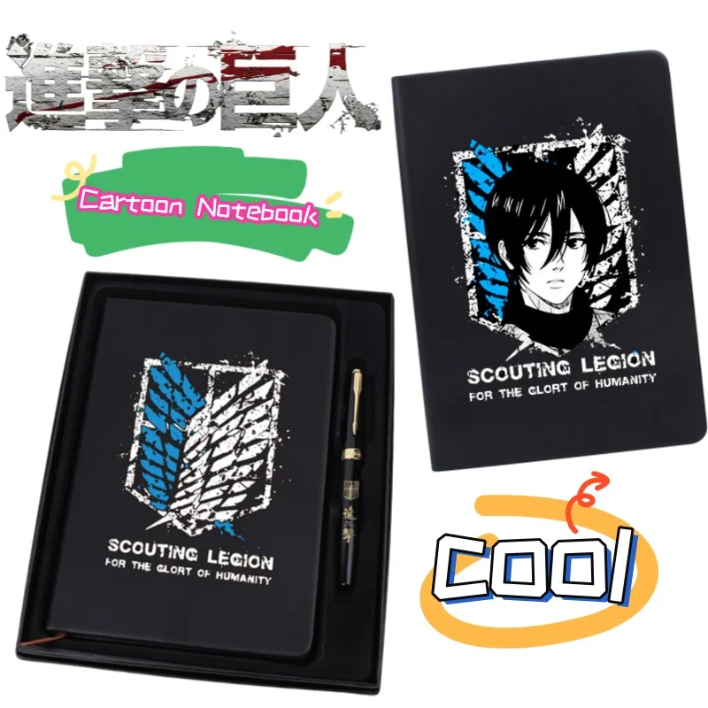 ataque-em-tita-eren-jaeger-levi-ackerman-mikasa-novo-criativo-bloco-de-notas-de-alto-valor-anime-dos-desenhos-animados-diario-caderno-presente-para-estudantes