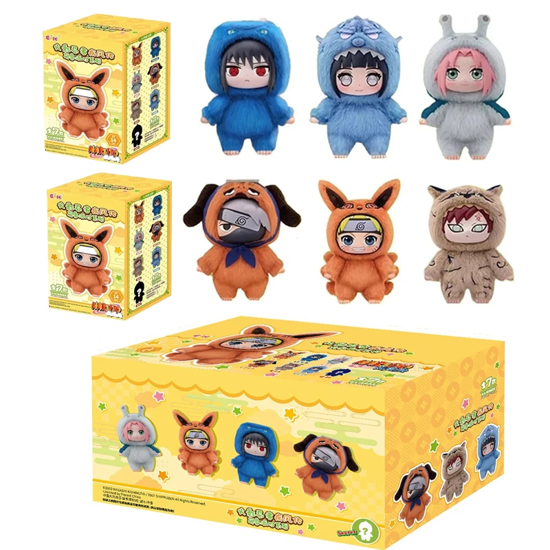 

Новый EAKI Naruto Shippuden Party Series слепая коробка Naruto Shippuden оригинальная плюшевая игрушка-кукла коллекционные украшения