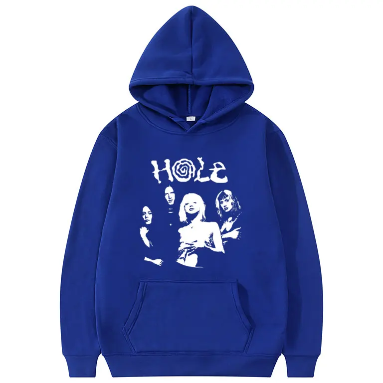 Alternative Grunge Rock Band Hole Courtney Love Graphic Hoodie Men Women Gothic Punk Sweatshirt Male Vintage Oversized Hoodies