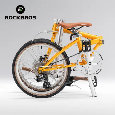 ROCKBROS 20inch Folding Bike With Shimano RD-M310 8-speed Adult Men Women Students Portable Disc Brake Folding Bicycle Two-Wheel