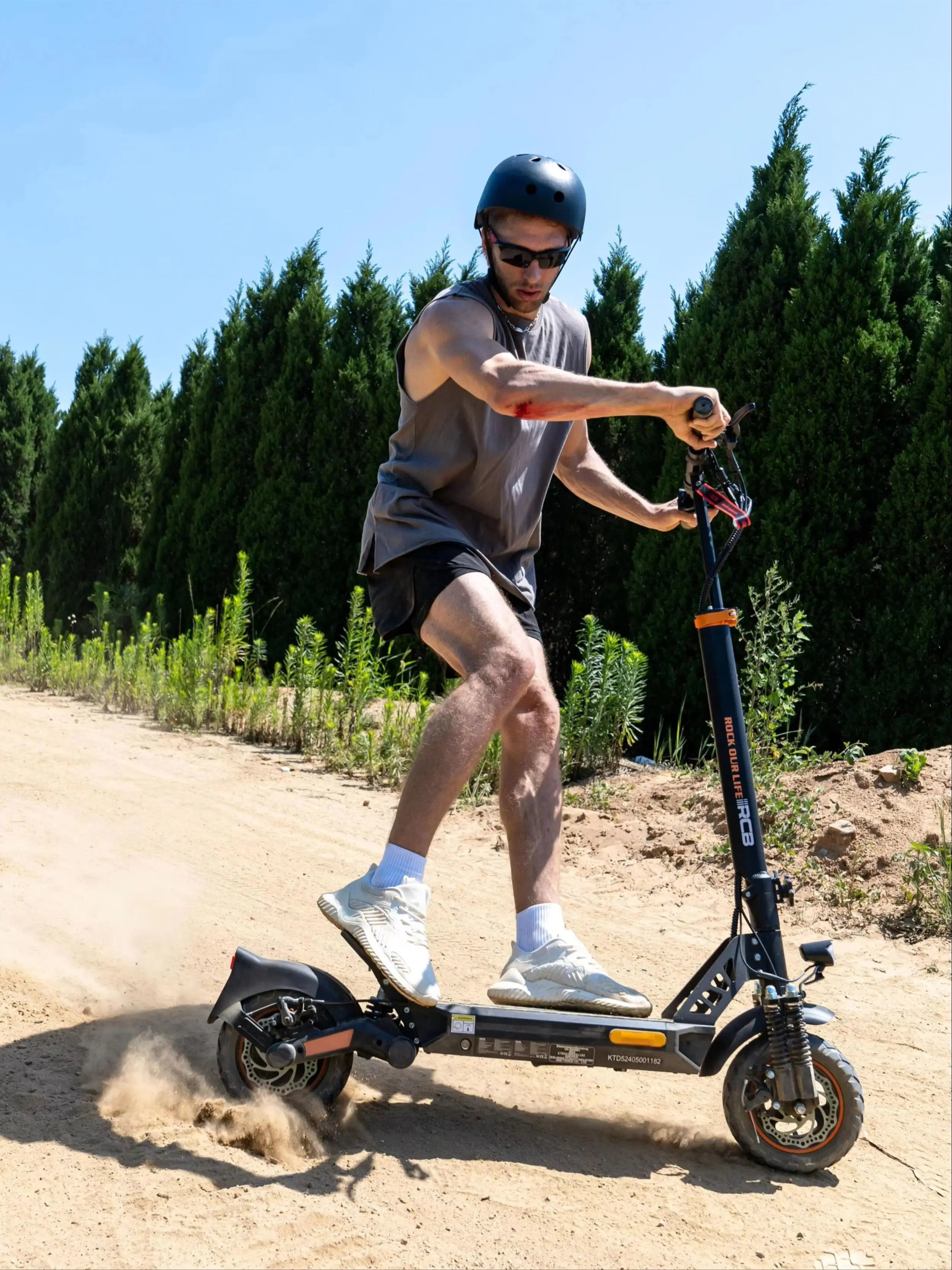 RCB D5 D5 Pro ABE E-Scooter Elektroroller für Erwachsene mit Straßenzulassung 48V 500W 20.8Ah 27Ah 90-140 km Reichweite 20 km/h 10 Zoll Doppelfederung Klappbar
