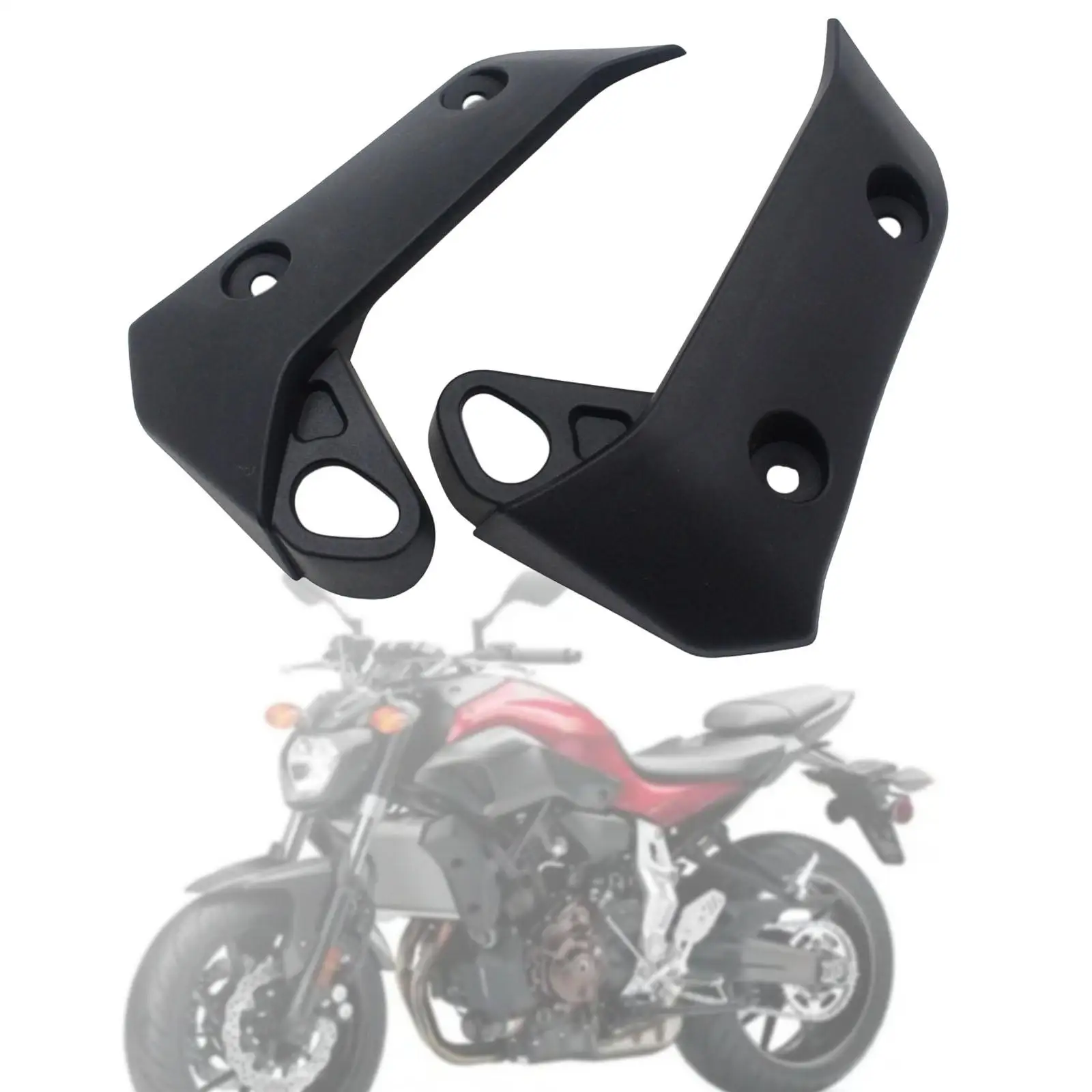 

Motorcycle Front Radiator Cover Sturdy Side Guard Repair Parts for Yamaha FZ07 MT07 2017 2020