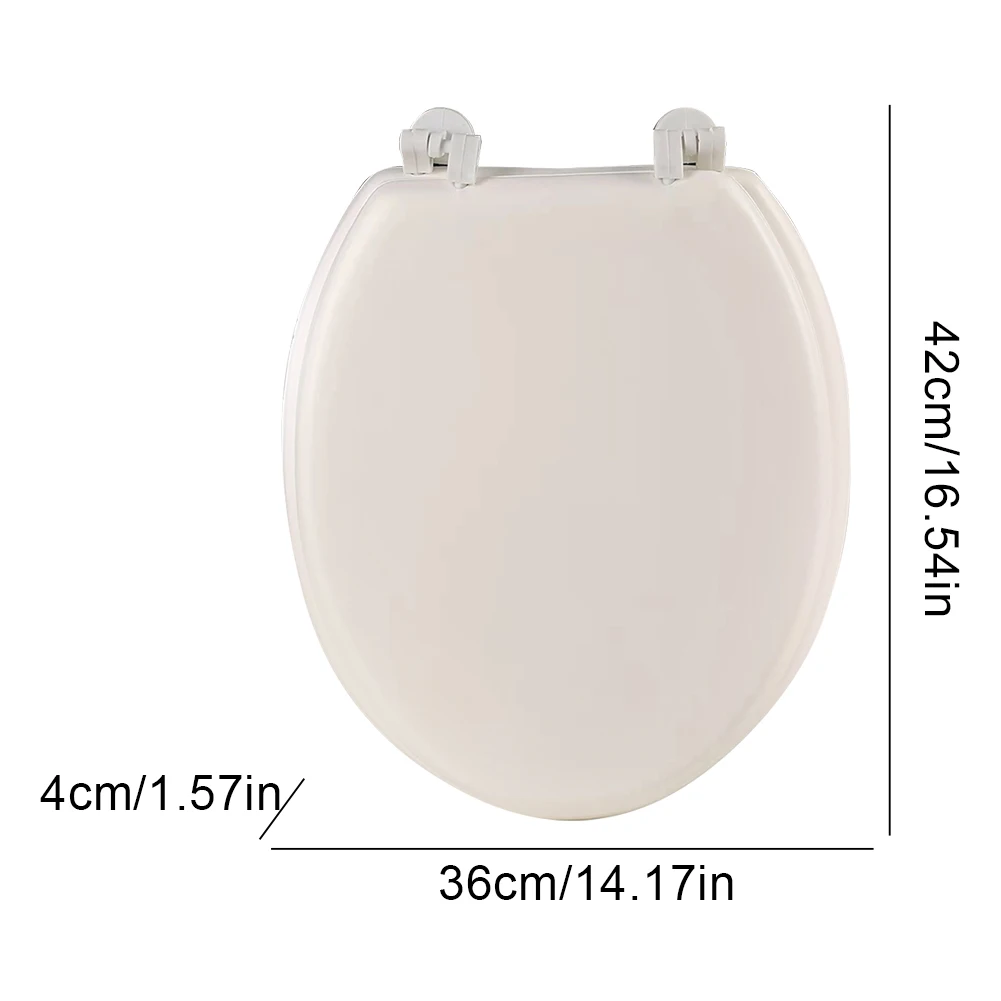 Potty Seat Toilet Soft Lid Bathroom Replacement Cover Seats Soft Close Cushion Quick-Release for Bathroom Seats Standard Toilets