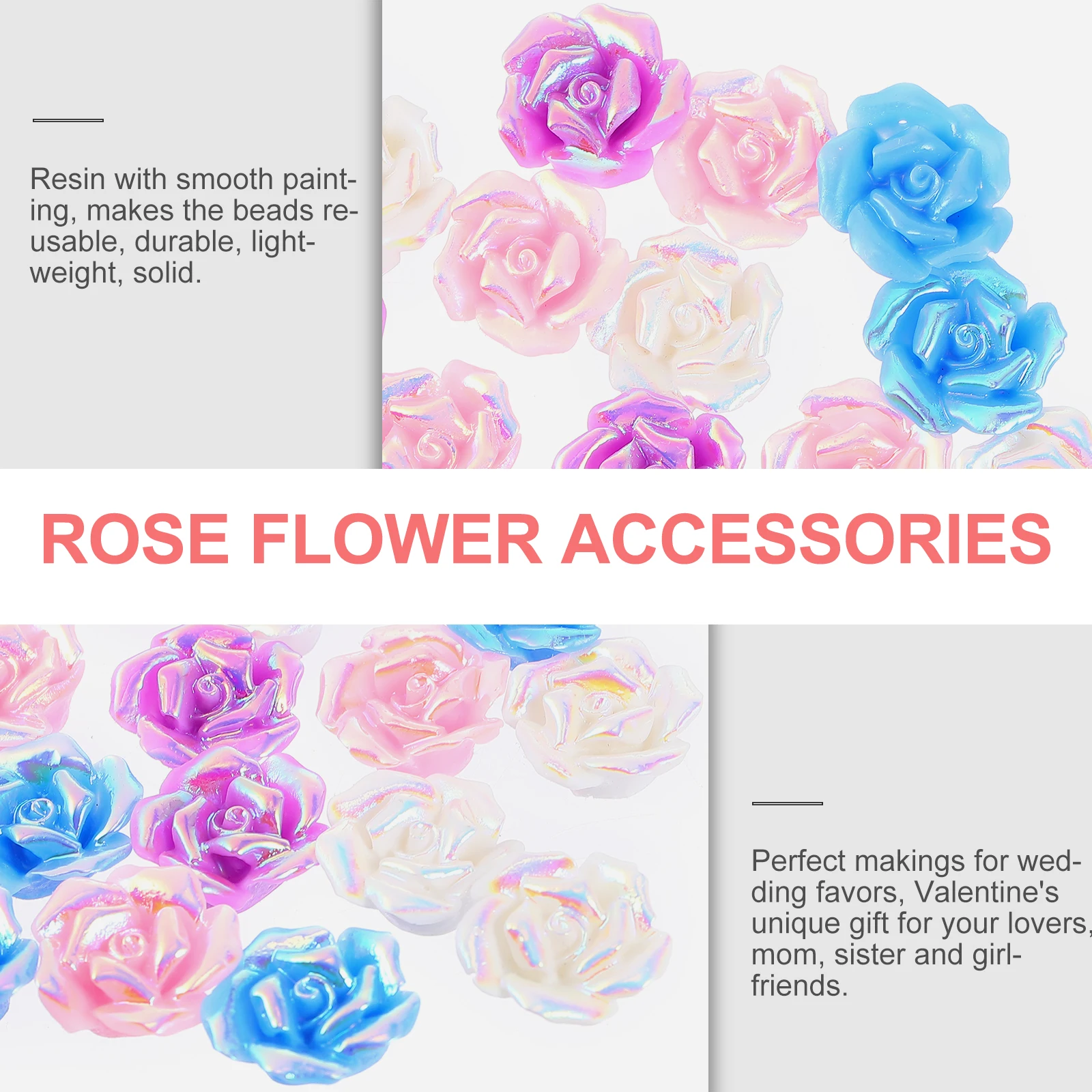 20 Stücke Telefon Fall Dekor Rose Blume Zubehör Mini Harz Handwerk für DIY Schmuck Machen Schreibwaren Boxen Fee Garten Dekor