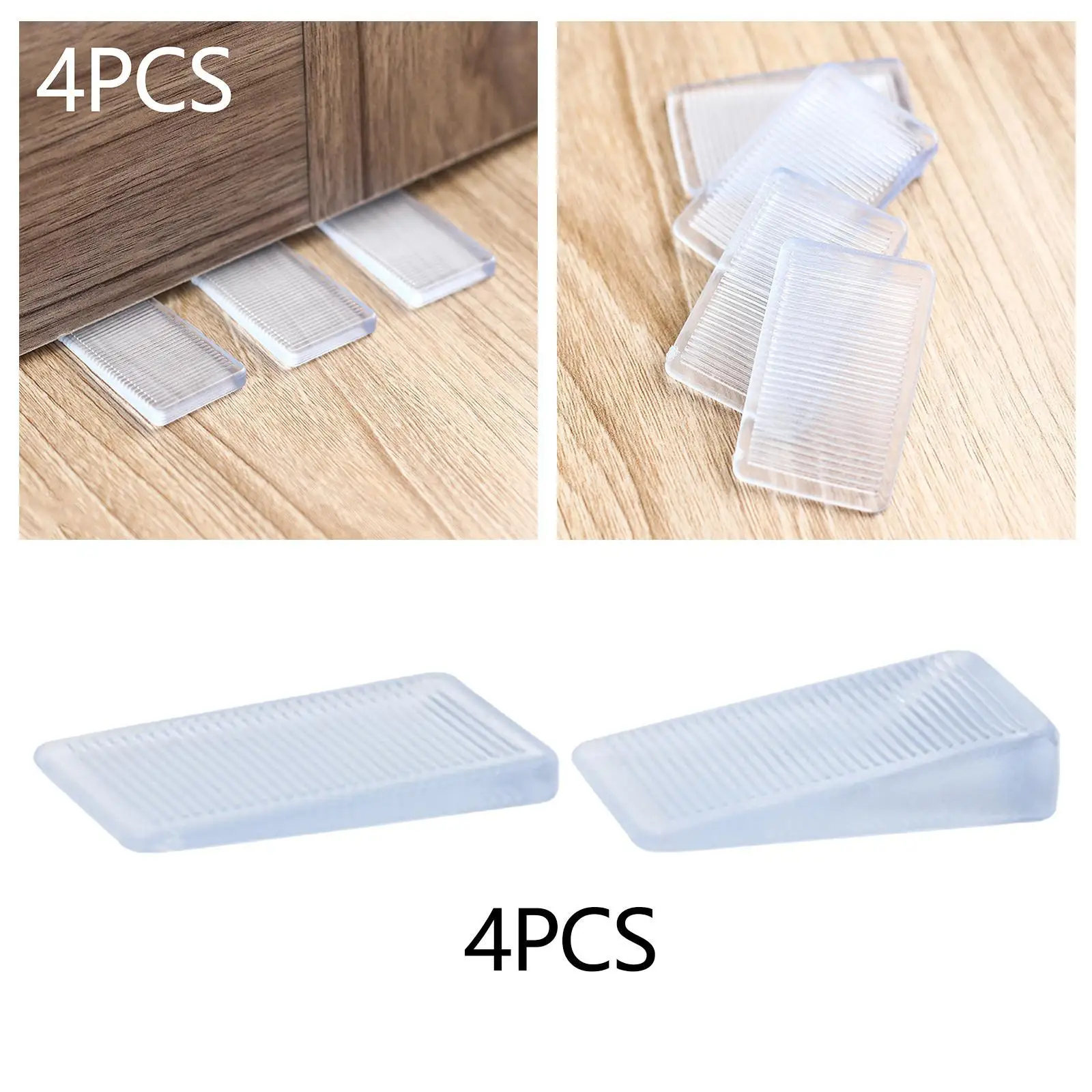 4Pcs Non Slip Furniture Pads Table Foot Mat Thickened Furniture Cushion Floor Protector Mats for Home Sofa Table Office Chair