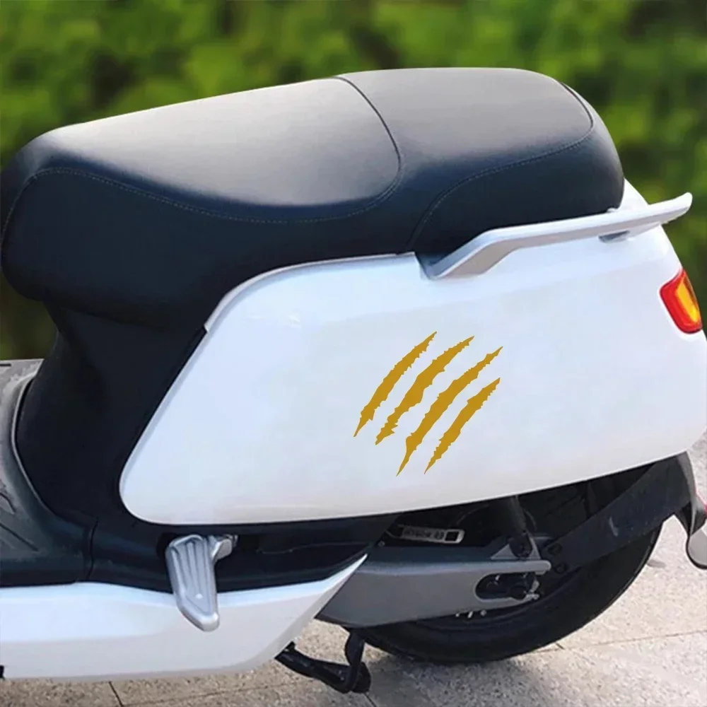 

Наклейка на мотоцикл, персонализированная, светоотражающая, виниловая, с графикой в виде когтей, для декора мотоцикла, аксессуары для украшения мотоцикла