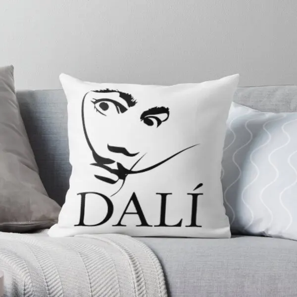 

Dali Printing Throw Pillow Cover Car Soft Office Fashion Sofa Bedroom Hotel Waist Home Fashion Pillows not include One Side