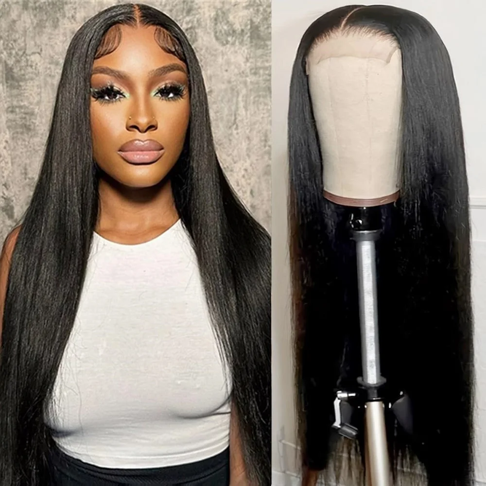 

10A Straight Lace Front Wigs for Women Pre Plucked 200 Density 13x4 Transparent Lace Front Wig for Women Frontal Wigs Human Hair