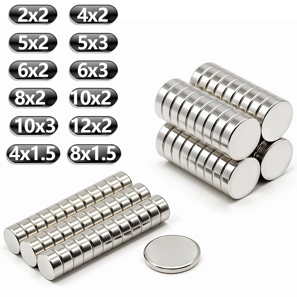 iman Magneti da frigorifero Ufficio fai da te Lavagna Officina 2x2/4x2/5x2/6x2/8x2/10x2/12x2/15x2/20x2/25x2mm