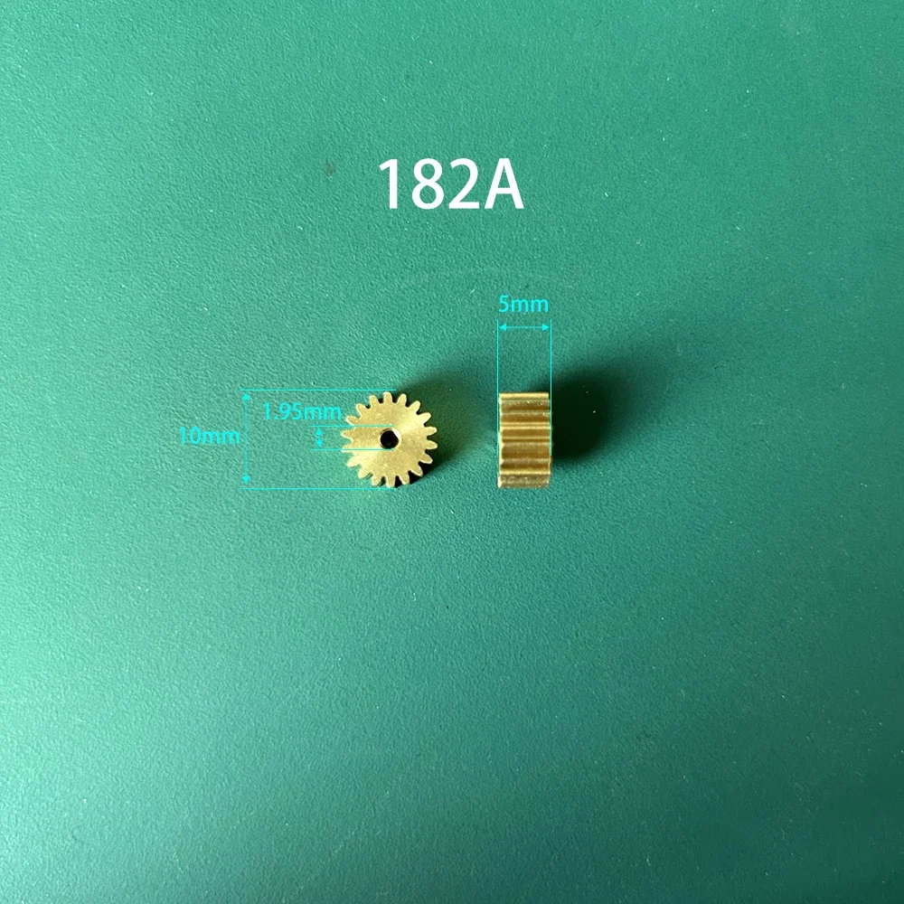 0.5M Copper Worm Gear Drive Combination 12/15/16/18/32 Teeth 2/3MM 2MM Step Hole DIY Model