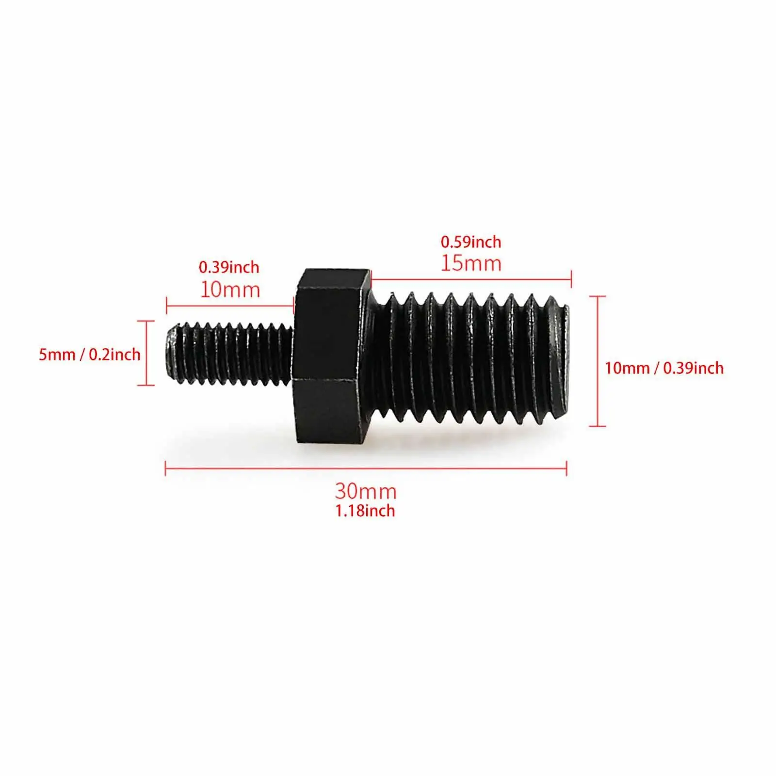 Haakse slijper Converter Adapter M 5 naar M 10 Draagbare stevige verlengas