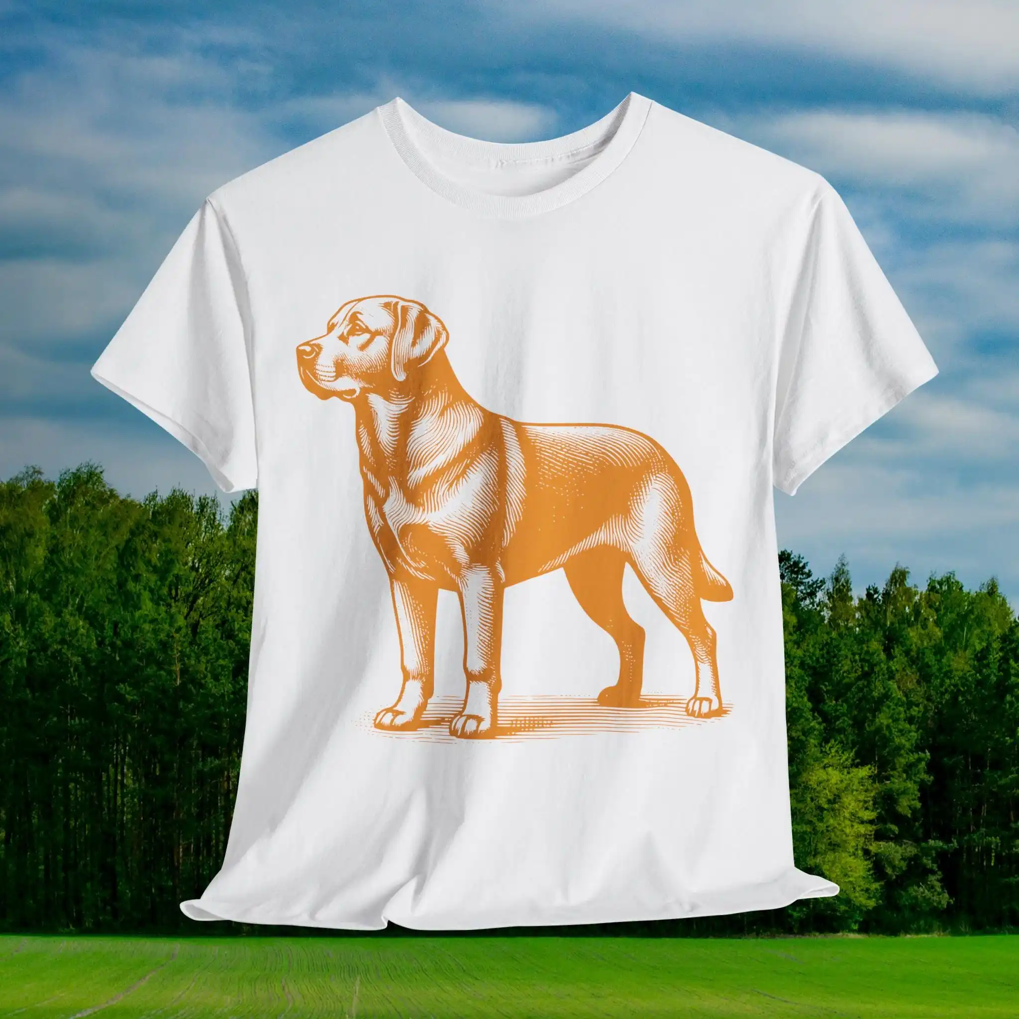 Labrador T Shirt Retriever summer unisex vintage