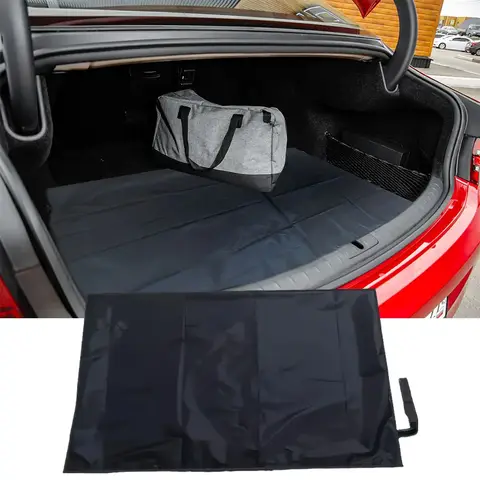 Caer Universal Waterproof Polyester Fiber Cargo Mat Portable Dustproof Luggage Liner Pet Mat for Car SUV Trunk Protection
