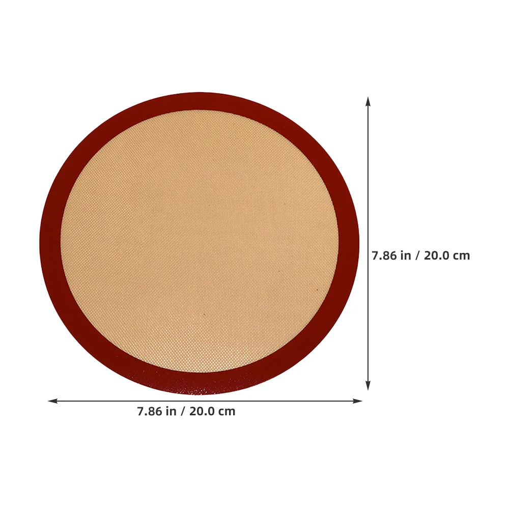 

Nonstick Round Silicone Baking Mat Heat Resistant Reusable Baking Sheet Liner Microwave Silicone Mat Pan Liners