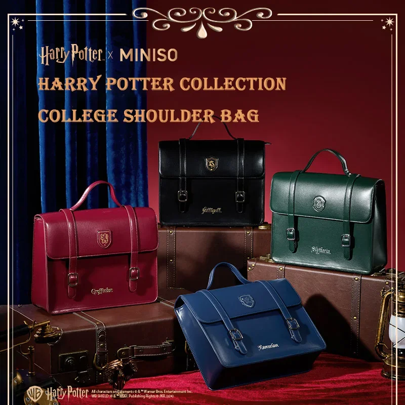 

MINISO Name Brand Harry Potter Series Four College Shoulder Bag Large Capacity Tote Bag